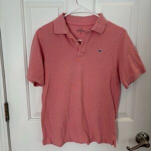 Vineyard Vines Boys Coral Polo Shirt Size Large